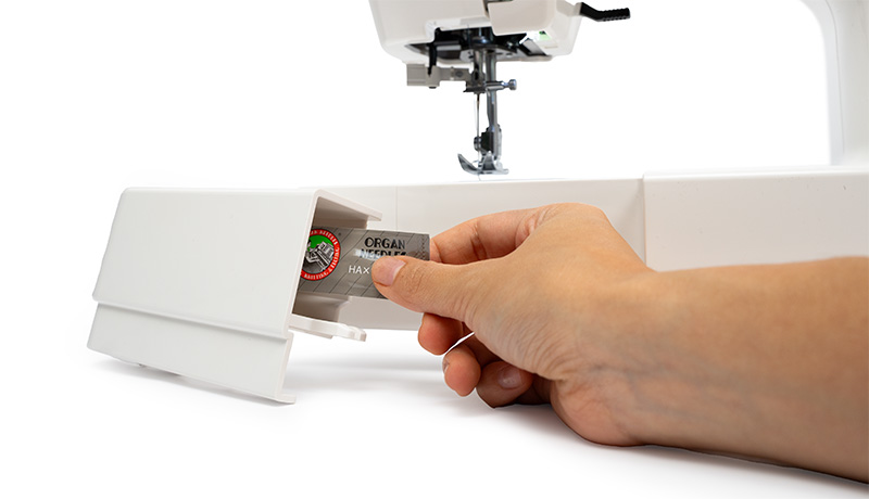 Janome DC1030 Convenient Storage Compartment